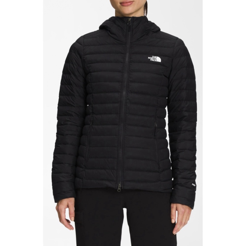 The North Face Stretch Down Hoodie Women's XS Black Packable Outdoors Gorpcore